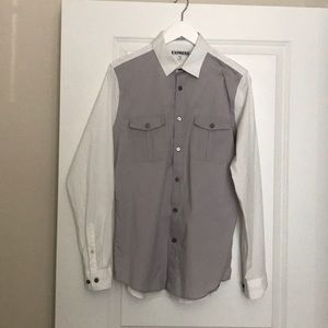 Color Block Dress Shirt